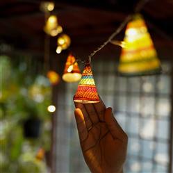 Andhra Pradesh Leather Puppetry-Multi Colour-Leather Work-Special Festival Fairy Lights