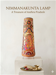 Andhra Pradesh Leather Puppetry-Multi Colored-Goat Leather And Iron Frame-25 Round Floor Lamps